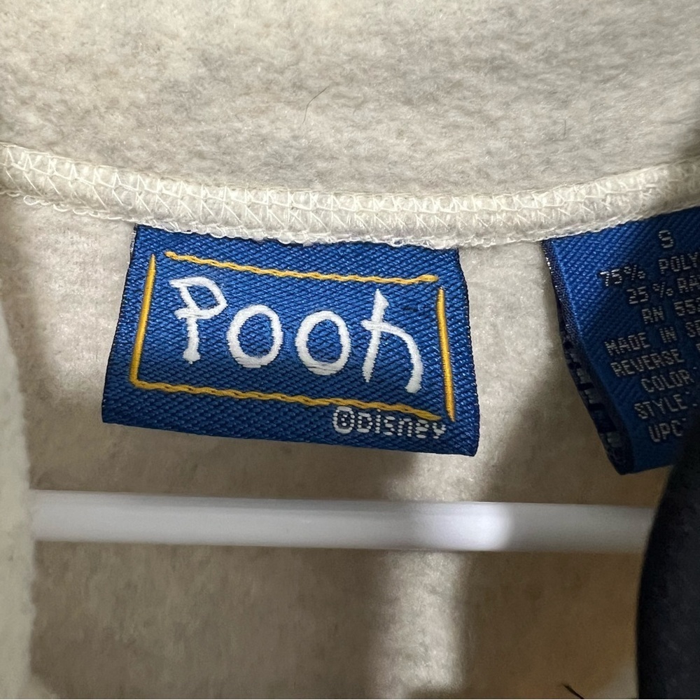 Vintage Women’s Disney Winnie The Pooh Tigger Fleece 1/4 Zip Pullover Size S - Picture 3 of 5